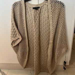 Loose knit cardigan